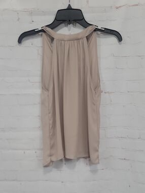 Elegant Beige Halter-Style Camisole